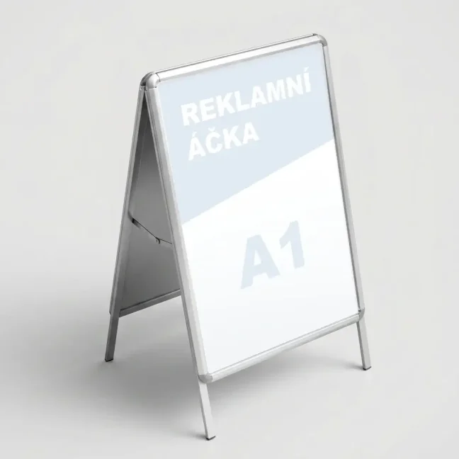Hliníkové áčko A1 bez potisku