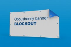 Oboustranný banner BLOCKOUT