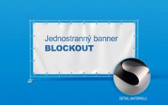 Jednostranný banner BLOCKOUT