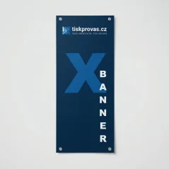 X-banner bez konstrukce