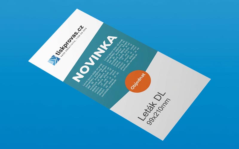 Tisk letáků DL