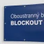 Oboustranný banner BLOCKOUT