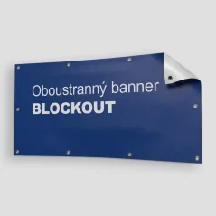 Oboustranný banner BLOCKOUT