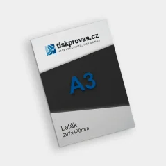 Letáky A3 Letáky A3