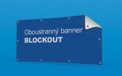 Oboustranný banner BLOCKOUT